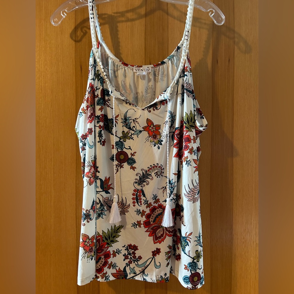 Floral Print Tank By Venus